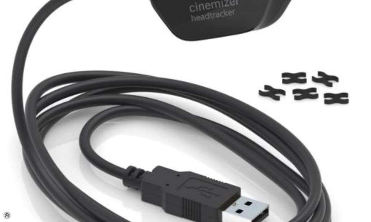 Mit dem Headtracker für die 3D-Multimediabrille »Cinemizer OLED« stellt Carl Zeiss auf der CeBIT 2013 eine neue Generation intuitiver und dreidimensionaler Eingabegeräte vor. (Bild: Cinemizer)