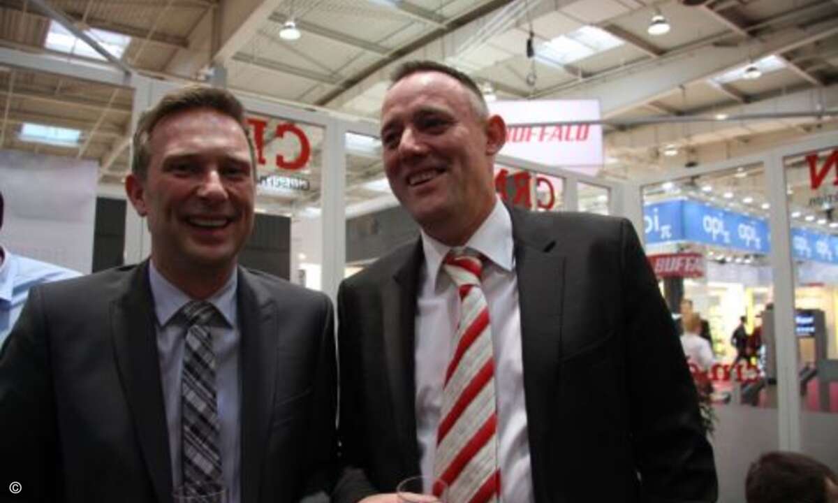 Christoph Dassau, Ingram Micro (links) und Bernd Tillmann, Tarox (Bild: CRN)