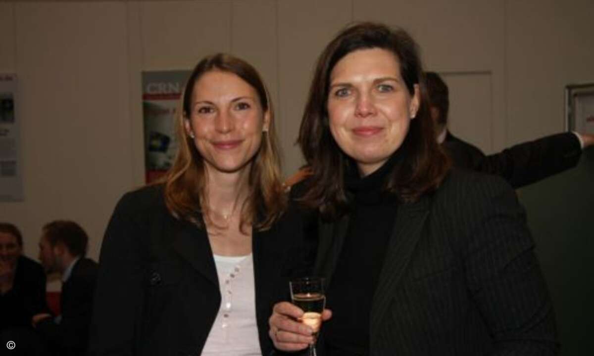 Ulrike Garlet, CRN (links), mit Alexandra Böckelmann, Acer (Bild: CRN)