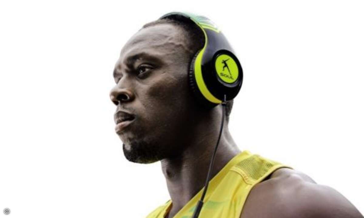 In Zusammenarbeit mit Sprintlegende Usain Bolt wurde das High-End-Modell »Soul SL 300« um eine Design-Variante in den Farben seines Heimatlandes Jamaica erweitert. (Bild: Hama)