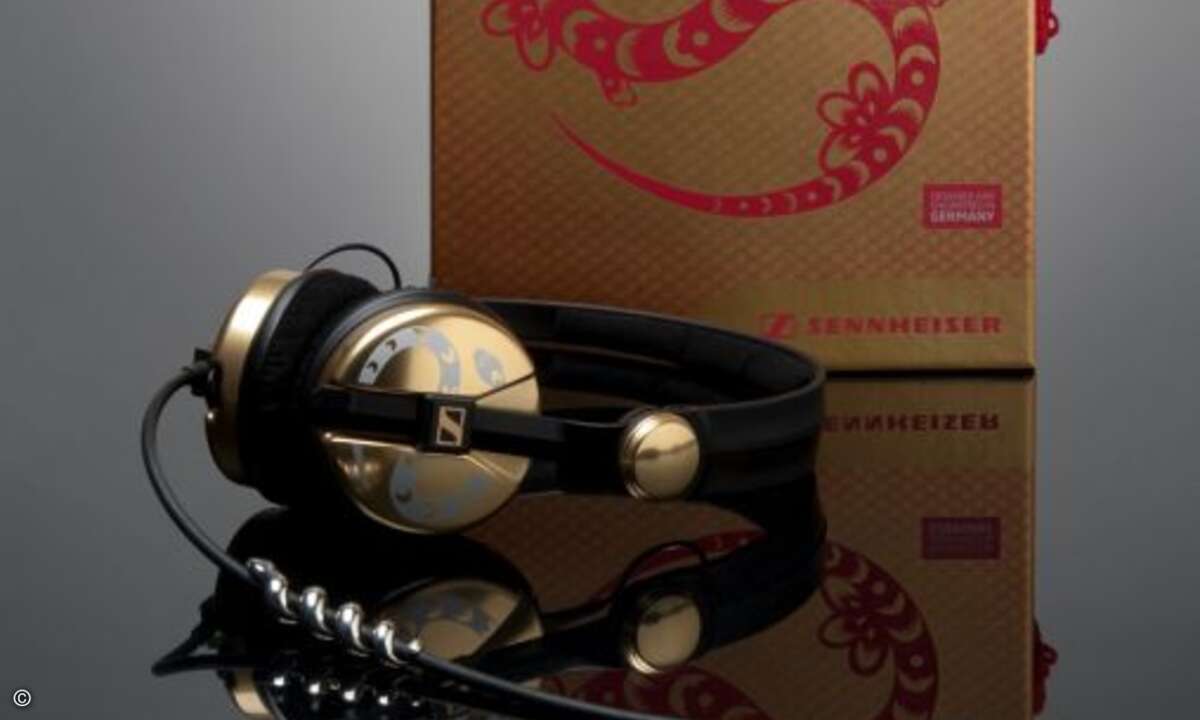 Zum Jahr der Schlange hat Sennheiser den passenden Kopfhörer in limitierter Auflage exklusiv für den chinesischen Markt produziert. Lediglich 88 Stück - eine Zahl, die in China für Glück und Wohlstand steht - sind von dem »Sennheiser Amperior« im k