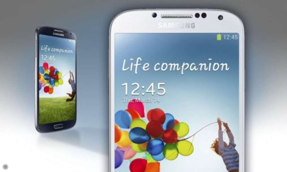 Samsung Galaxy S4 Das neueste Samsung-Flaggschiff ist der heißeste Neueinsteiger im April. Mit Full-HD-Display, LTE, schnellem Prozessor und ausgefuchsten Bedientricks ist das S4 ein Kandidat für die Spitzenposition der Smartphone-Bestenliste der con