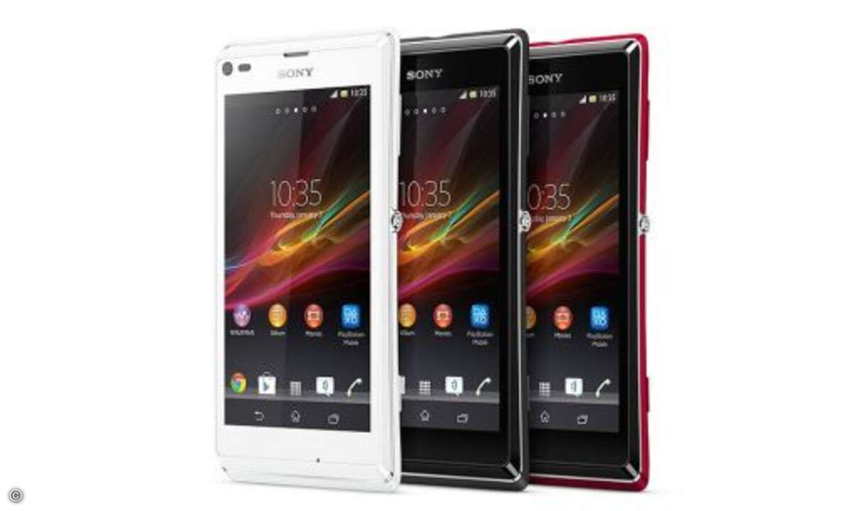 Sony Xperia L: Das Xperia L bietet ein 4,3-Zoll-Display und tritt mit Dualcore-Prozessor, 8 GB großem und erweiterbarem Speicher und 8-Megapixel-Kamera als ordentlich ausgestattetes Mittelklasse-Smartphone aus. Im zweiten Quartal soll das Xperia L fü