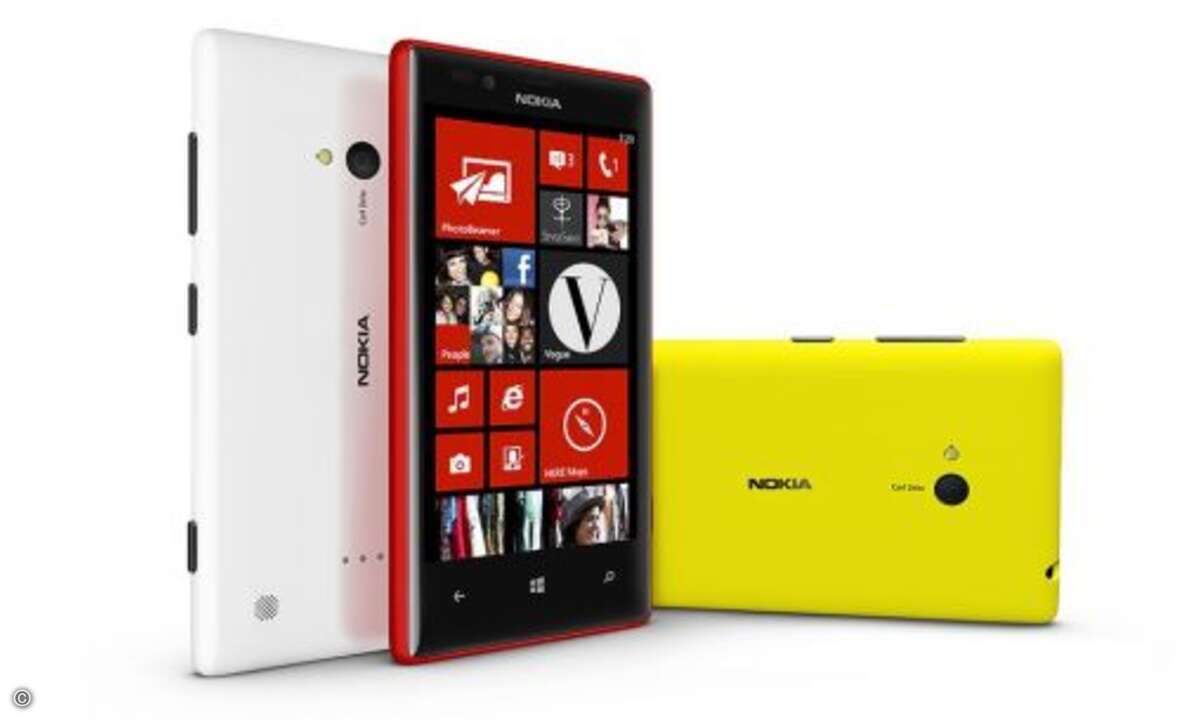 Nokia Lumia 720: Im ersten Test auf dem MWC überzeugt das Lumia 720 mit einem schicken Gehäuse und einer aufwendigen Kamera. Im zweiten Quartal soll das Windows Phone für 379 Euro auf den Markt kommen. (Bild: Nokia)