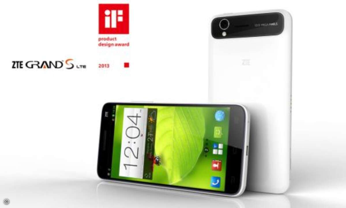 ZTE Grand S: Noch ein Smartphone mit 5-Zoll-Display. Die Anzeige des ZTE Grand X bietet Full-HD-Auflösung (1920 x 1080 Pixel), einen Quad-Core-Prozessor und ist gerade mal 7 Millimeter dünn. Ob das Grand S in Europa eingeführt wird, steht noch nicht