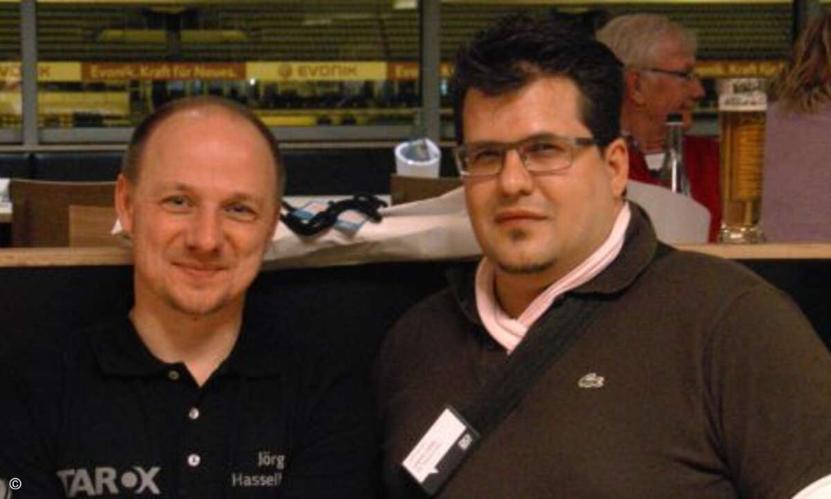 Jörg Hasselbach und Joannis Golias (Bild: CRN)