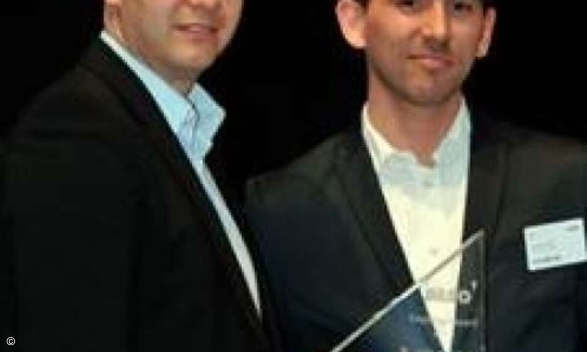 Den stärksten DS-Partner: Stefan Klinglmair (ALSO) mit Torsten Voß von Nordland Systems GmbH