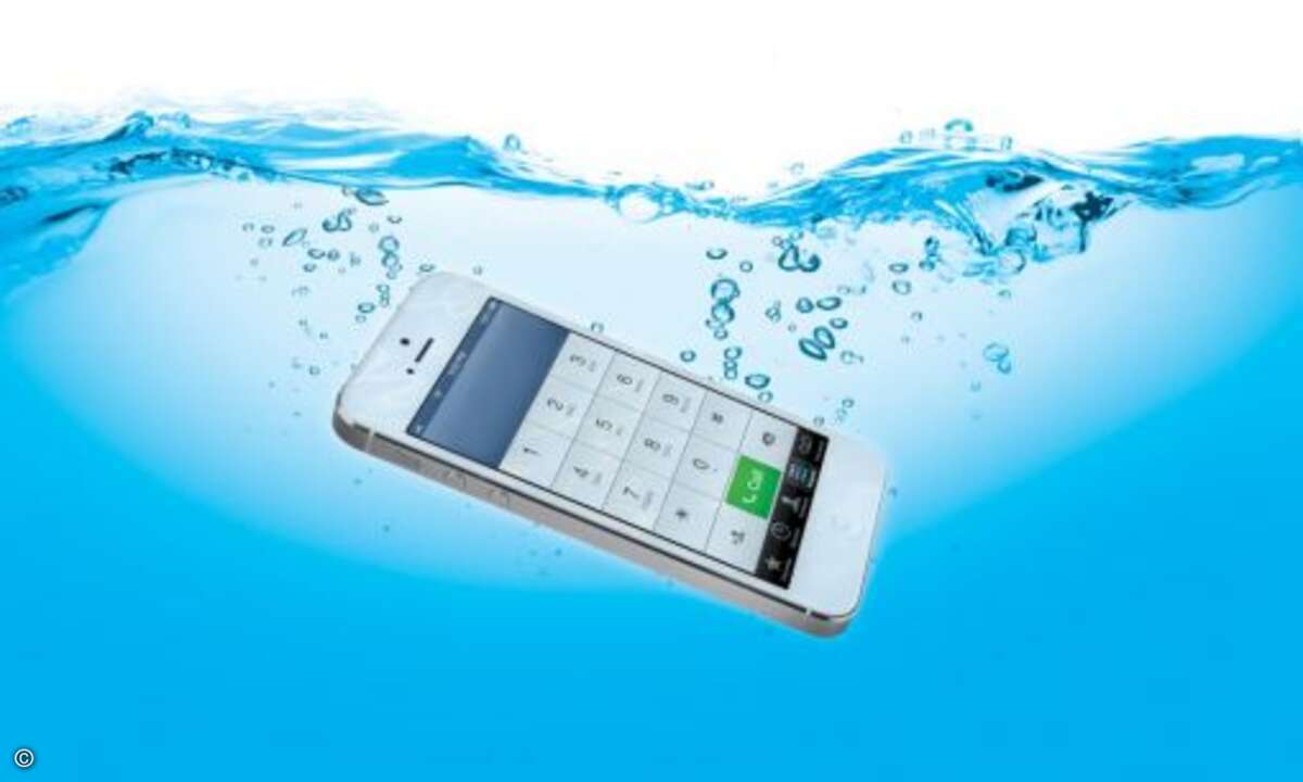 Wasserschäden gehören zu den häufigsten Unfallfolgen bei Smartphones (Foto: Kensington)
