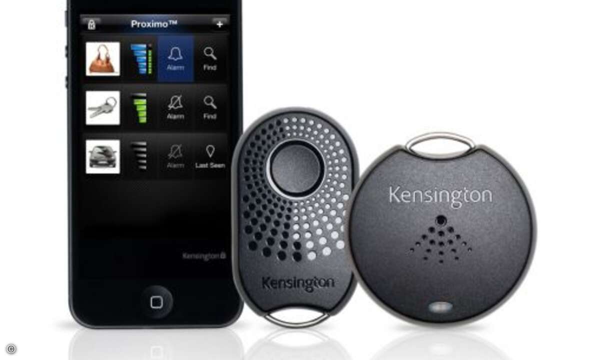 Kensingtons App-unterstütztes Überwachungssystem »Proximo« macht Taschendieben das Leben schwer (Foto: Kensington)