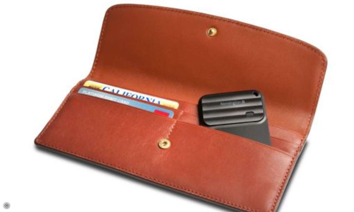 Der Proximity-Transponder passt in jede Brieftasche (Foto: Kensington)