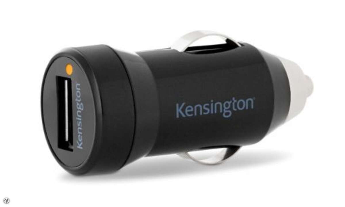 Mit dem »PowerWhiz« lassen sich Smartphones und Tablets überall unterwegs aufladen (Foto: Kensington)