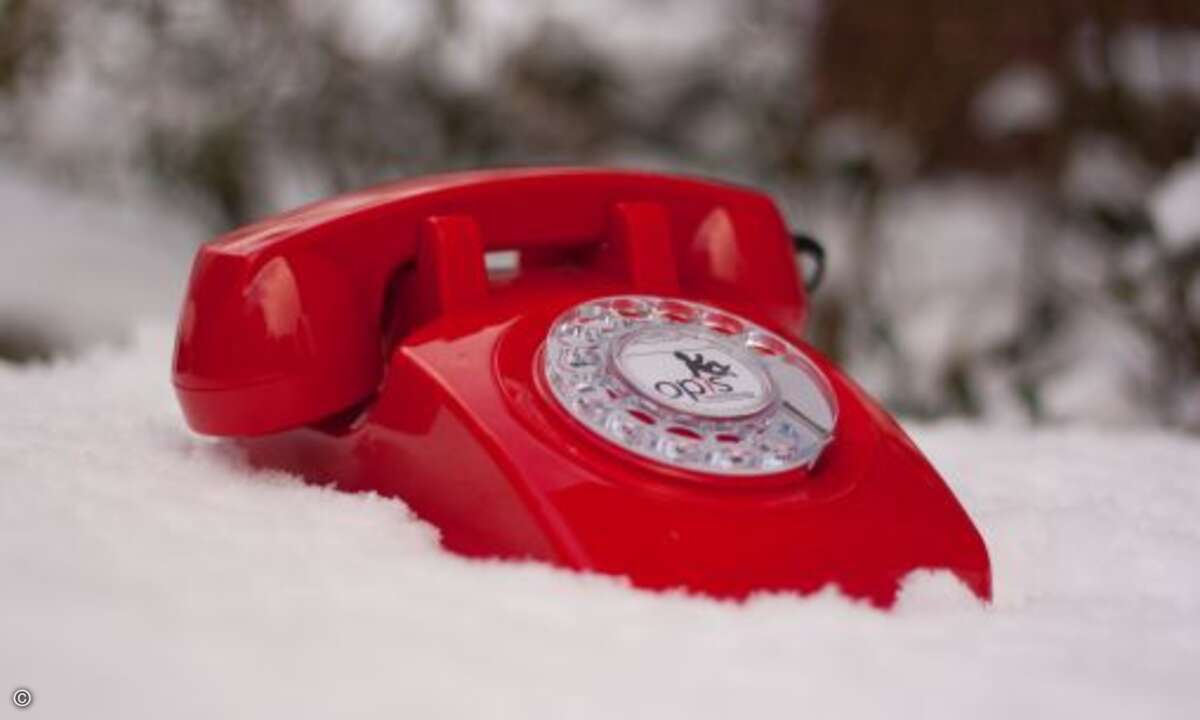 Das Opis 60s Mobile ist ein wahres Outdoor-Telefon. (Bild: Opis)