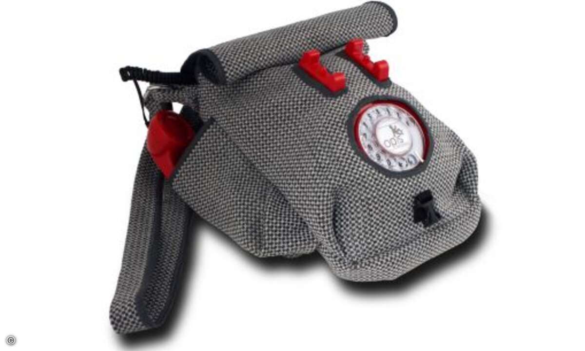 Die Tasche erlaubt den Zugriff auf alle wichtigen Telefonfunktionen. (Bild: Opis)