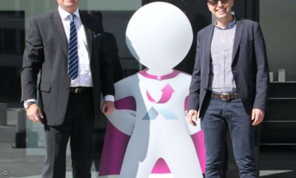 Der neue Vertriebschef Steffen Brieger mit Roland Stritt von Palo Alto (Bild: Exclusive Networks)