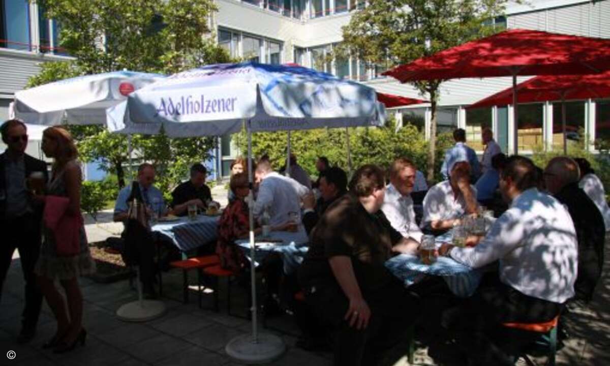 Dann ging es auch für die Teilnehmer ab in die Sonne