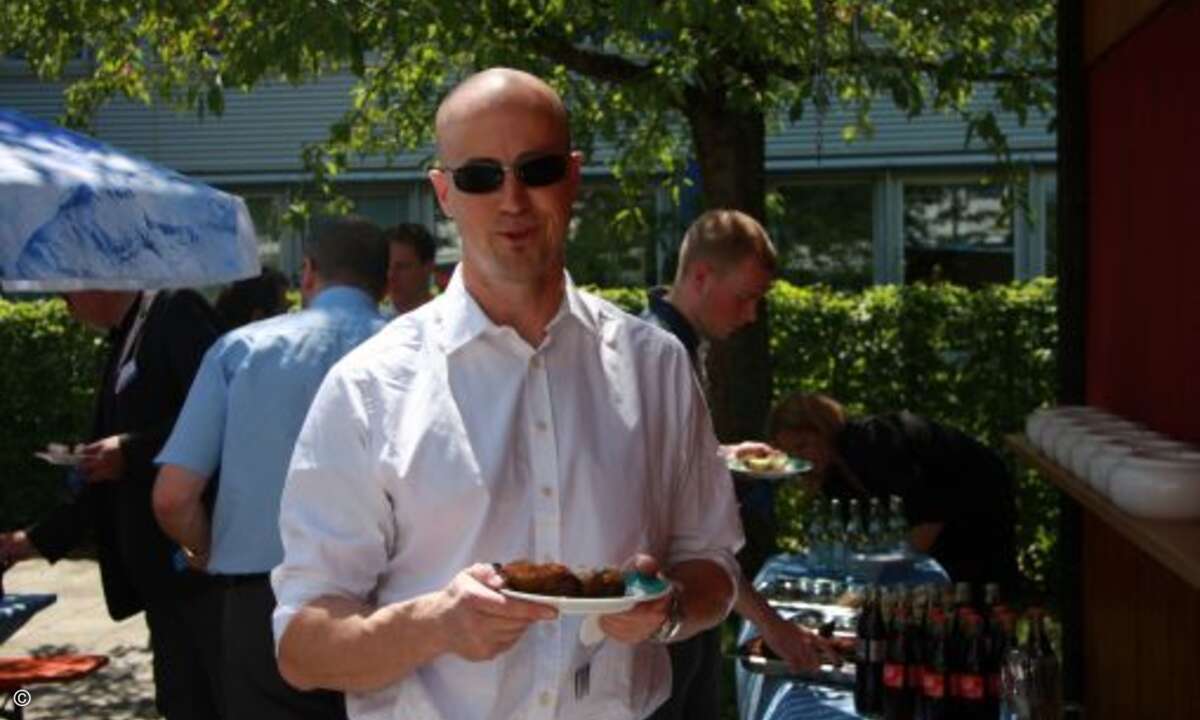 Auch ITK-Publisher Matthäus Hose ließ sich die profunden Fachgespräche und das köstliche Mahl natürlich nicht entgehen.