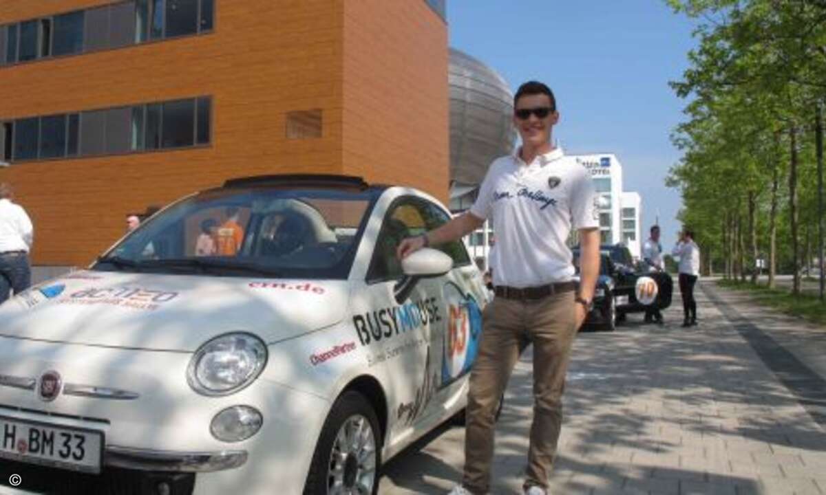 CRN fuhr auf der ersten Etappe mit Jan Schmidt, IT-Account-Manager bei Busymouse (Bild: CRN)