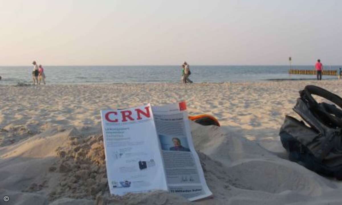 Am Abend gab es Entspannung am Strand bei einer schönen Lektüre (Bild: CRN)
