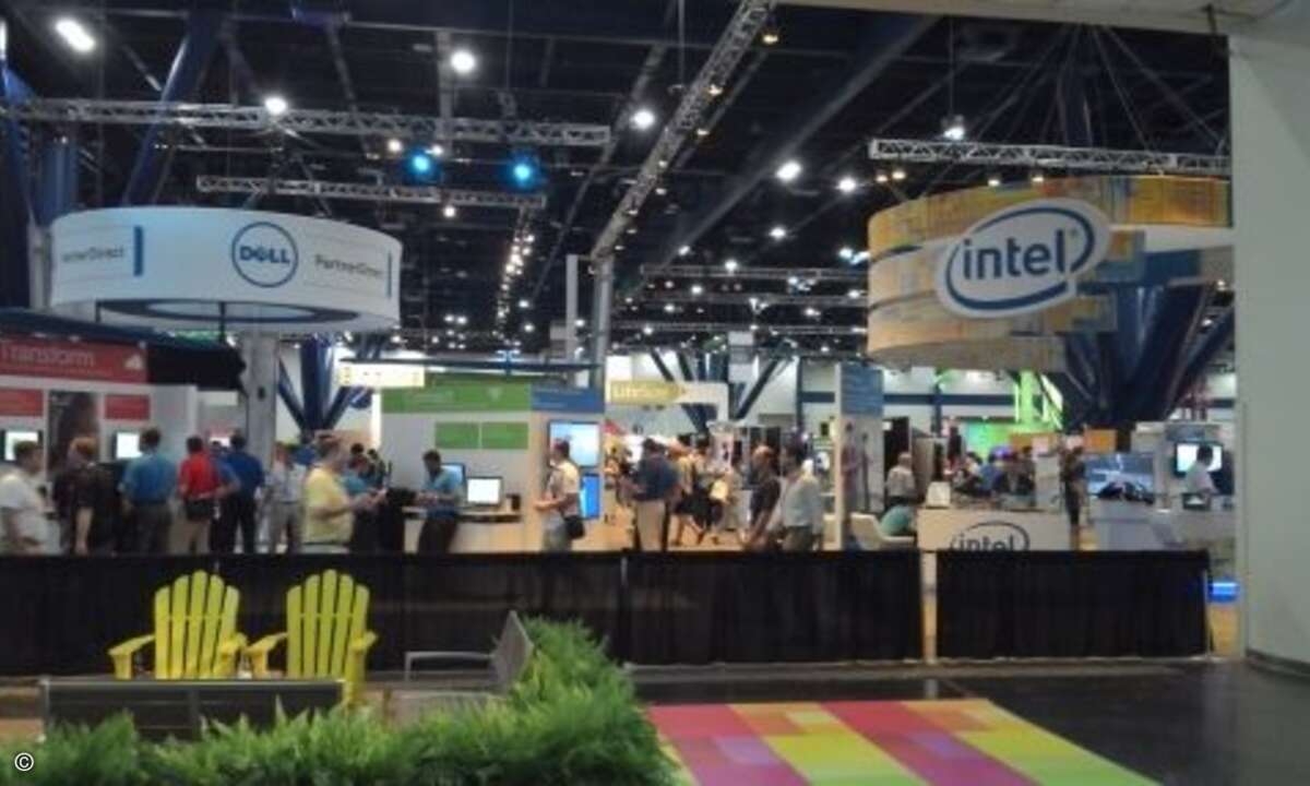 Und so ist alles bereit und die WPC 2013 kann beginnen. Howdy, Houston. (Bild: CRN)