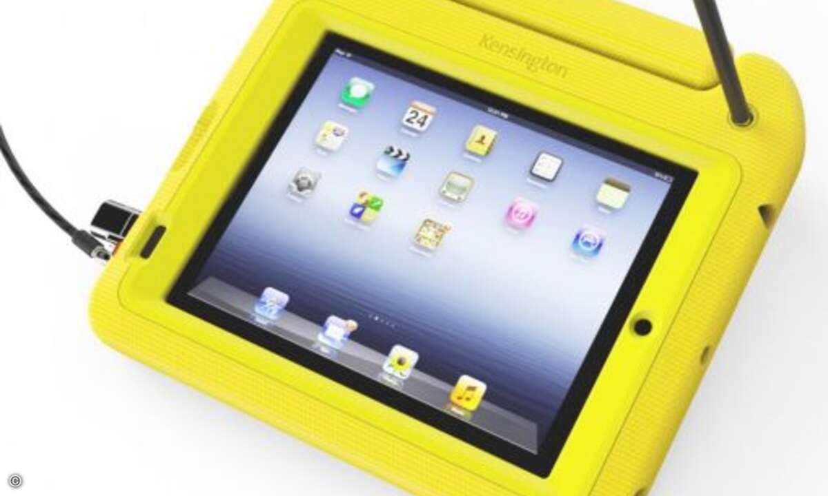 »Kensington SafeGrip« (Bild: Kensington) schützt iPad und iPad mini gegen Kratzer und Beulen.
CRN und Kensington verlosen jeweils zwei SafeGrips für das iPad und zwei für das iPad mini
