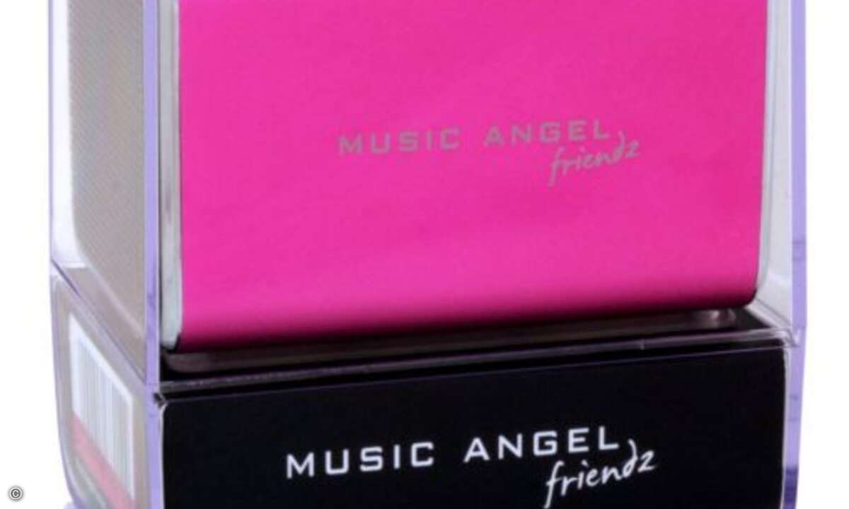 Stereo Sound für unterwegs bietet der neue »Music Angel friendz«. Einen davon gibt es hier zu gewinnen. (Bild: Frequency Telecom)