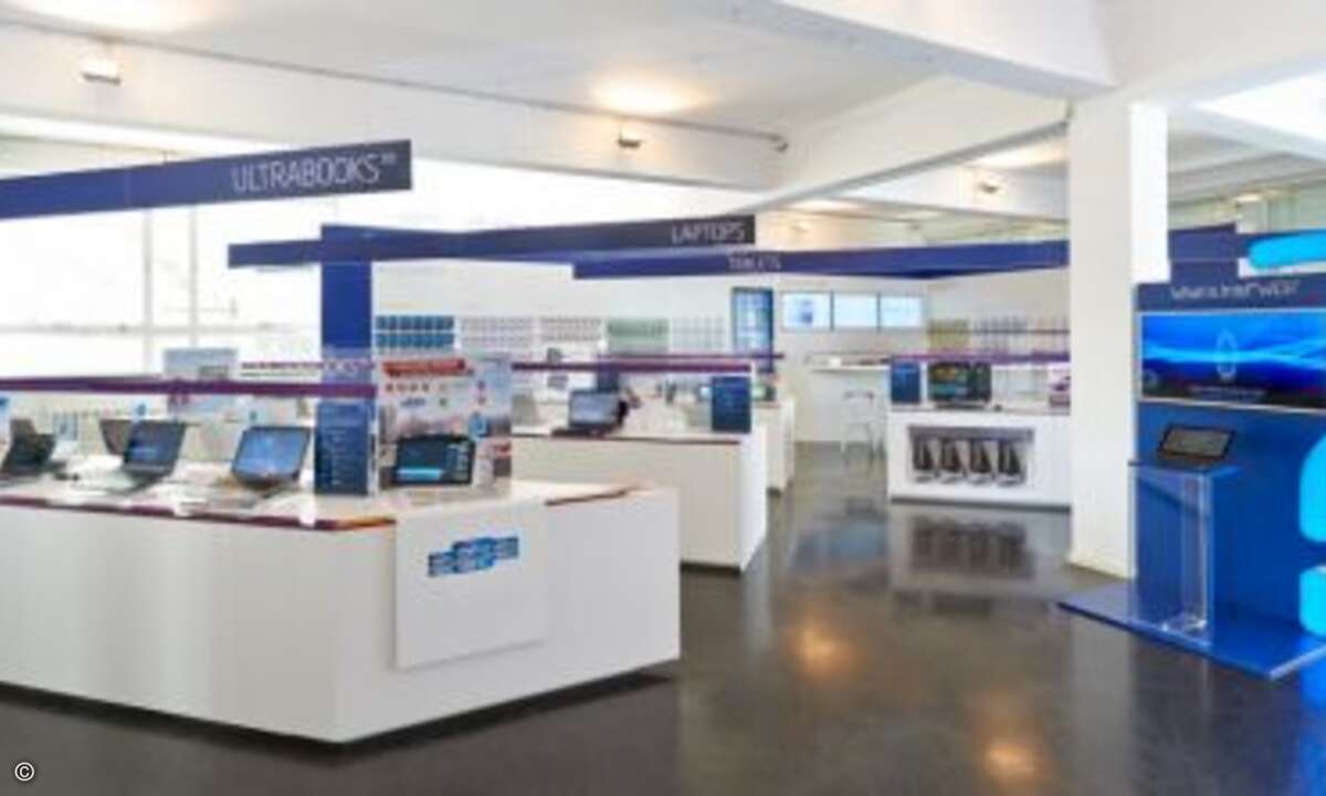 Der Intel Future Store – ein Ladenkonzept für die Zukunft (Bild: Intel)
