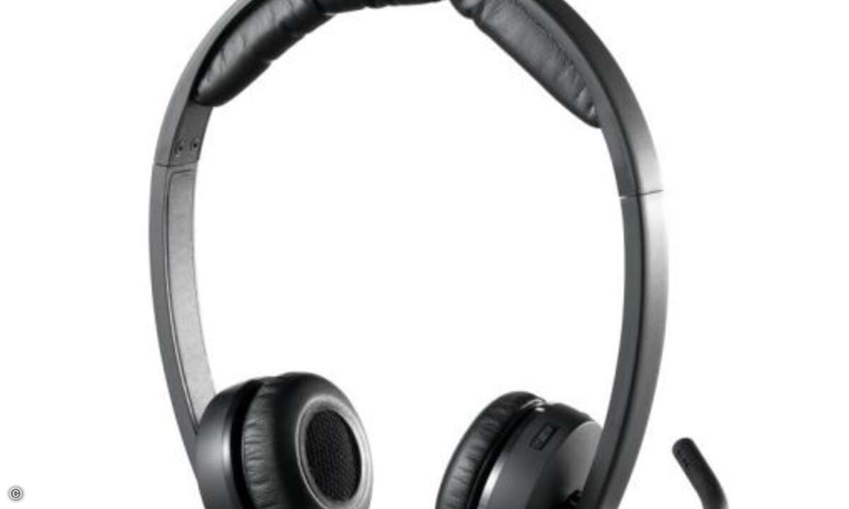 Das H820e erreicht einen Bewegungsradius von 100 Metern. (Foto: Logitech)