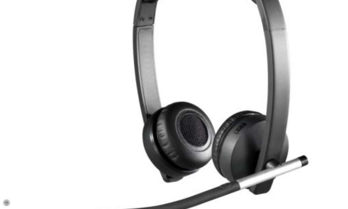 Das Headset setzt auf DECT und nicht auf Bluetooth. (Foto: Logitech)