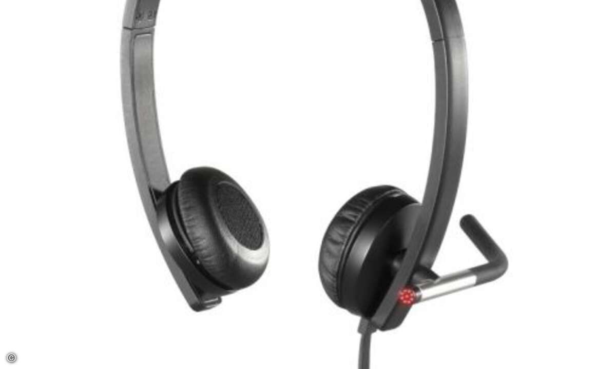 Gepolsterte Ohrmuscheln sorgen für hohen Tragekomfort. (Foto: Logitech)
