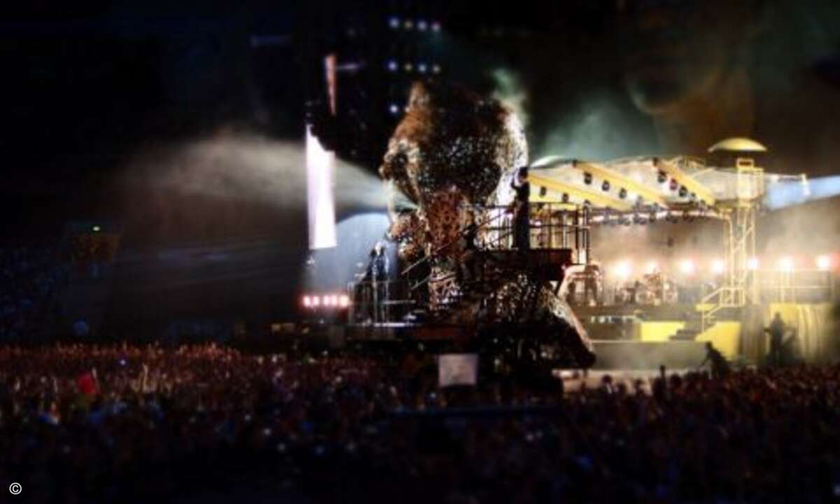 Das Konzert war der Auftakt der „Take The Crown“-Tour von Robbie Williams (Bild: S&K)