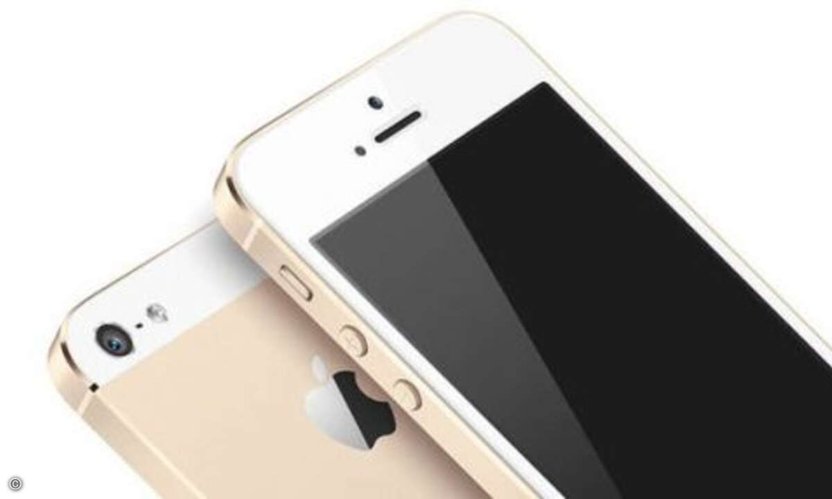 Soll vor allem neureiche Chinesen überzeugen: Das iPhone 5S könnte erstmals auch in Champagner-Gold in den Regalen stehen. (Foto: Shop Le Monde)