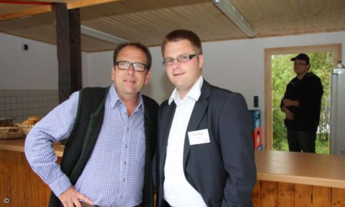 Daniel Mauerhofer von Western Digital zusammen mit Namensvetter Daniel Model von Acronis (Bild: CRN)