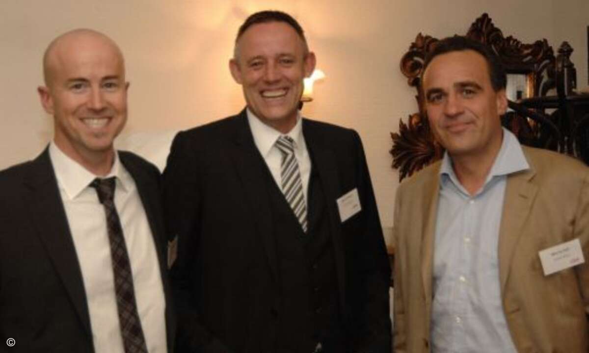Matthäus Hose, Publisher ITK bei WEKA FACHMEDIEN, Tarox-Vorstand Bernd Tillmann und Ingram Micros neuer Deutschlandchef Marcus Adä (Bild: CRN)