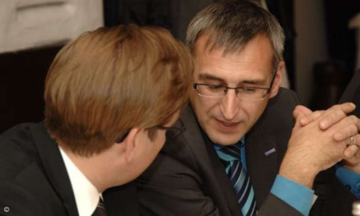 Björn Bartsch und Systeam-Chef Volker Mitlacher (Bild: CRN)