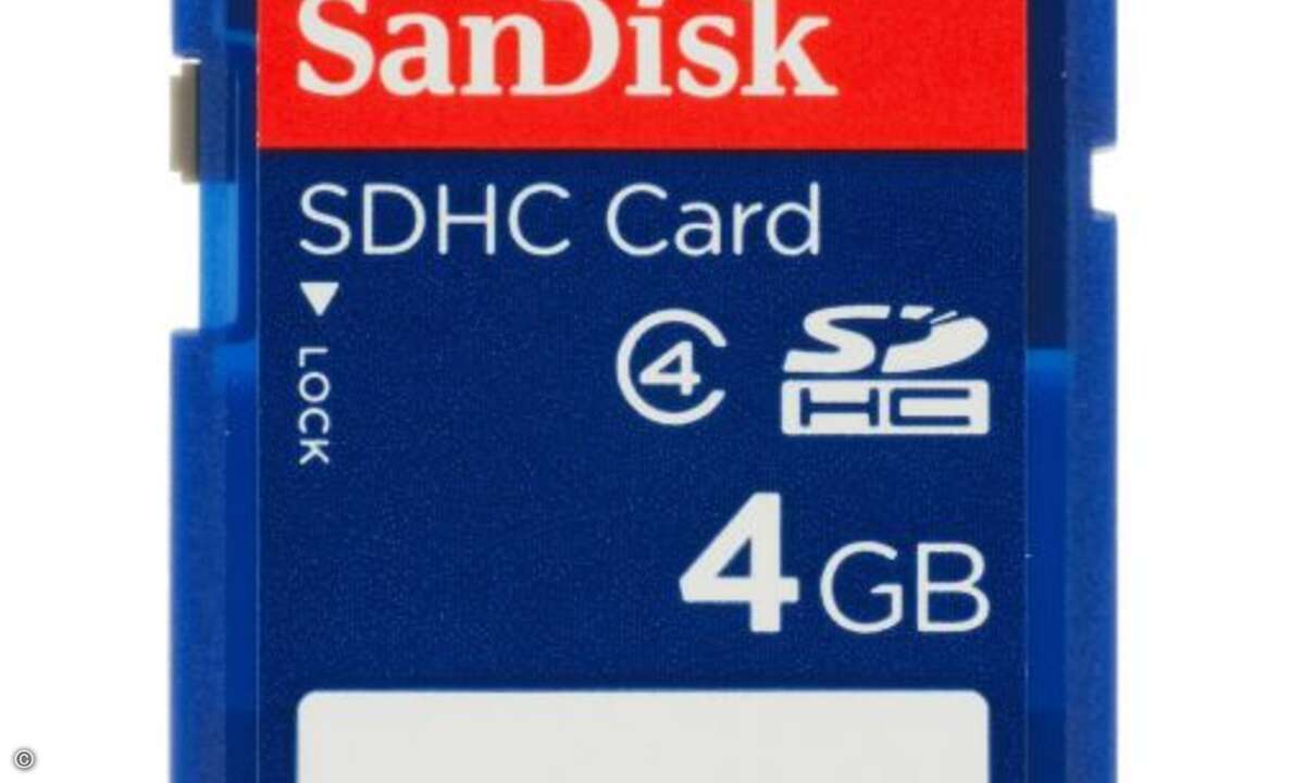 Verkaufsrang 7: SanDisk Secure Digital High Capacity (SDHC) Speicherkarte 4GB (Bild: Screenshot Amazon.de / Transcend)