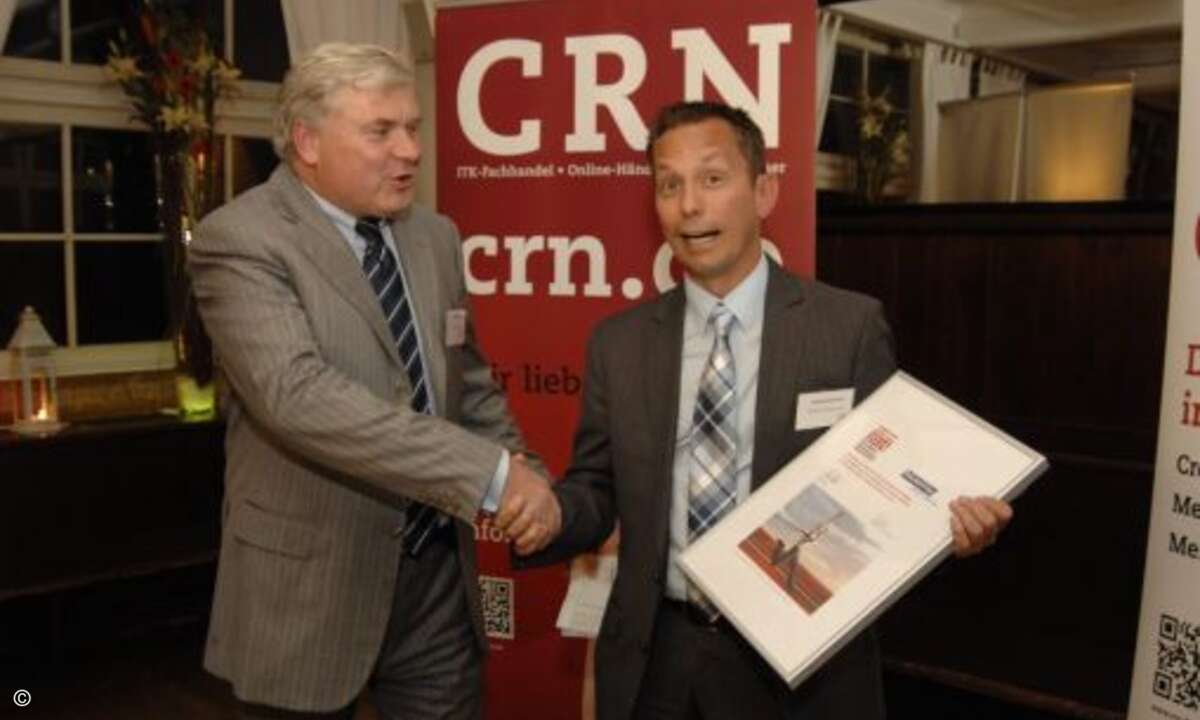 Platz 17: Bluechip (Note 2,06)
Martin Fryba mit Frank Kwasnitza (rechts) (Bild: CRN)
