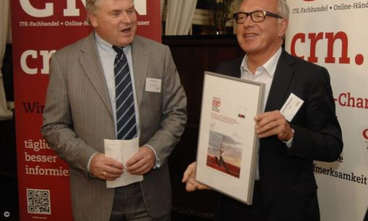 Platz 5: ADN (Note 1,87)
Martin Fryba und ADN-Chef Hermann Ramacher (rechts) (Bild: CRN)