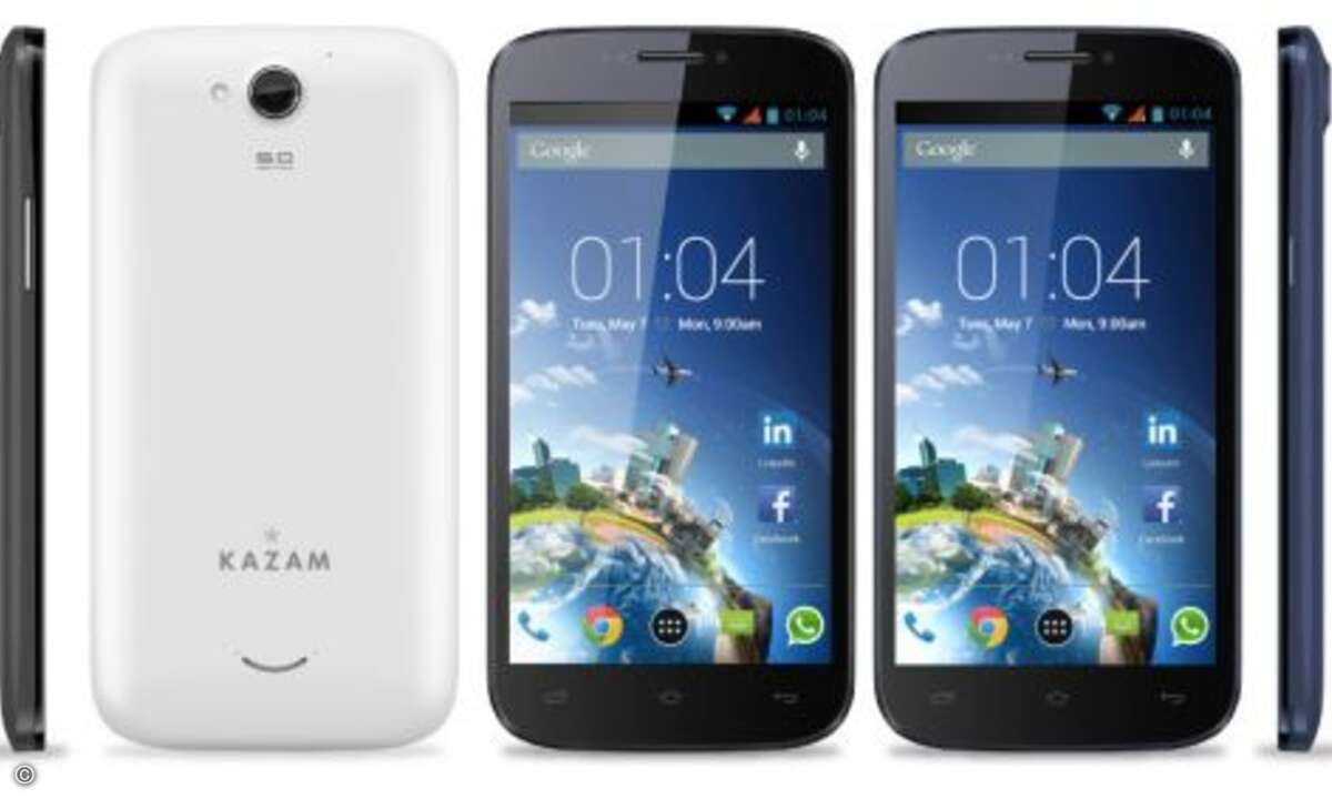 Den Abschluss der Trooper-Serie bildet schließlich das X5.5, bei dem ebenfalls wieder nur das Display vergrößert wurde. Auch das 5,5 Zoll Phablet bietet nur FWVGA-Auflösung mit 480 x 854 Pixeln, sowie den von den beiden kleineren Schwestermodellen be