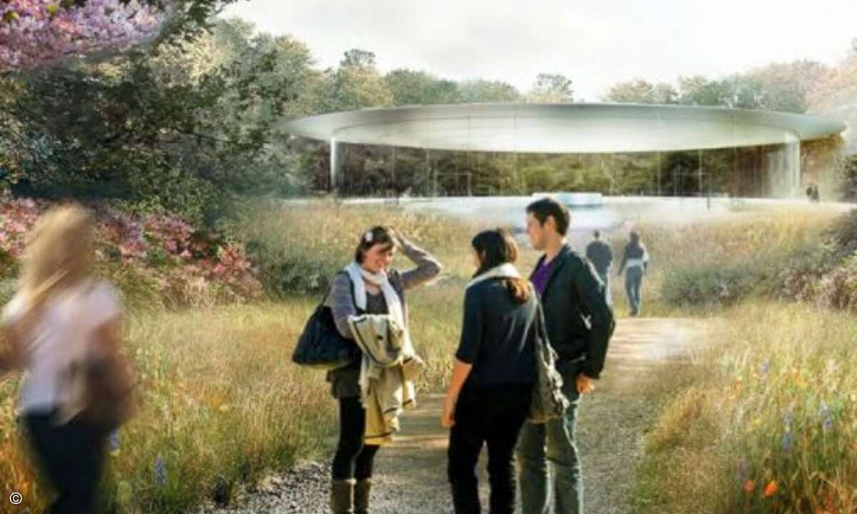 Die Gehwege führen durch üppige Wiesen (Foto: Cupertino)
