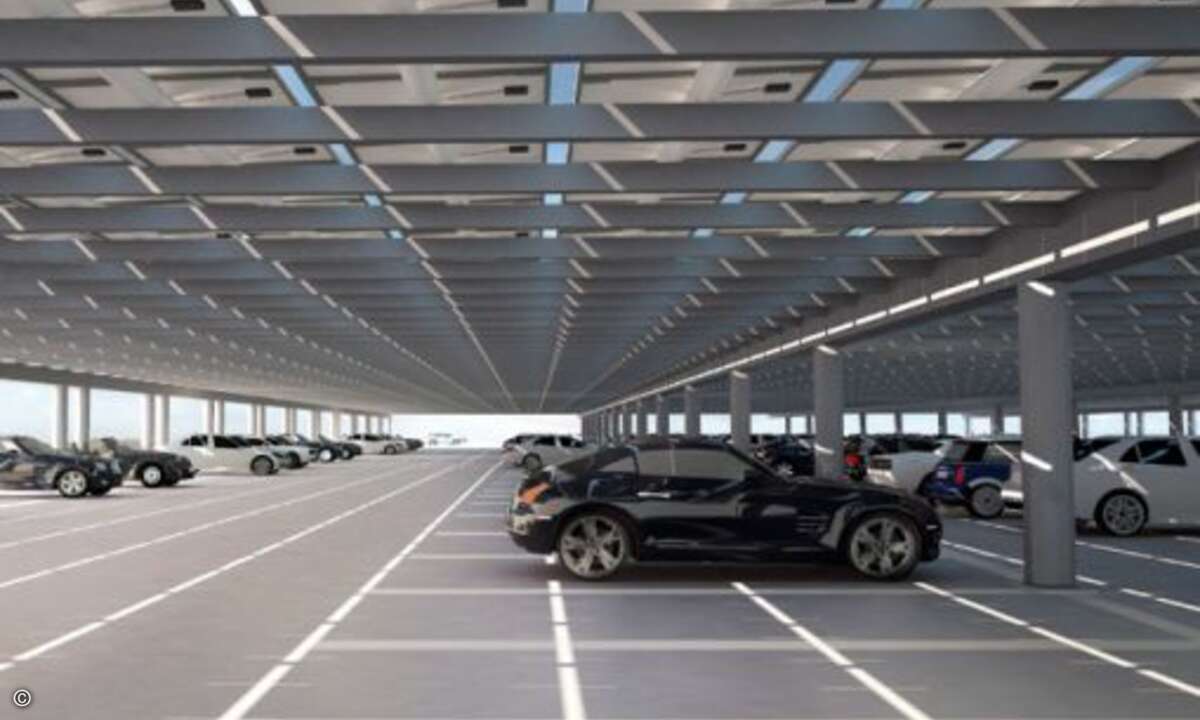 Die Tiefgarage soll die Autos der bis zu 13.000 Mitarbeiter beherbergen (Foto: Cupertino)