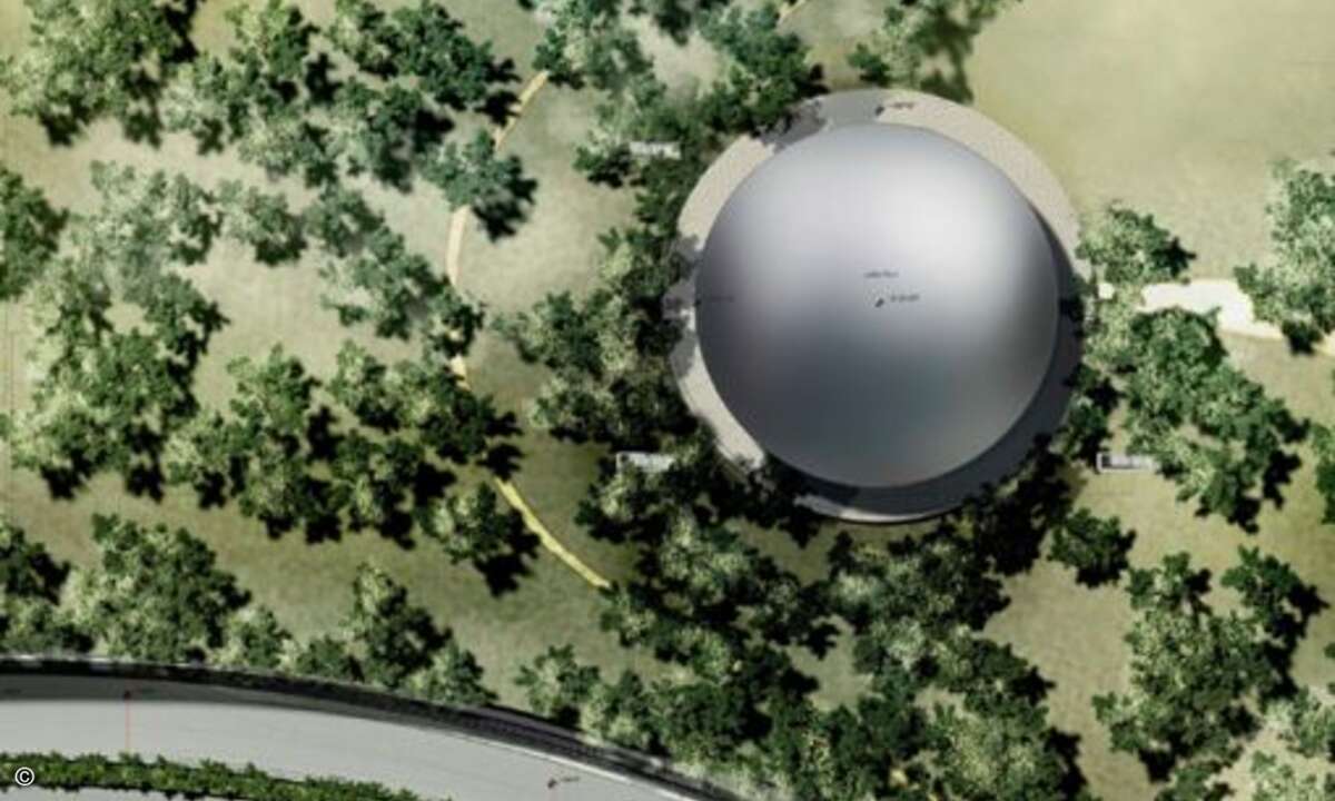 Das Auditorium in der Vogelperspektive (Foto: Cupertino)
