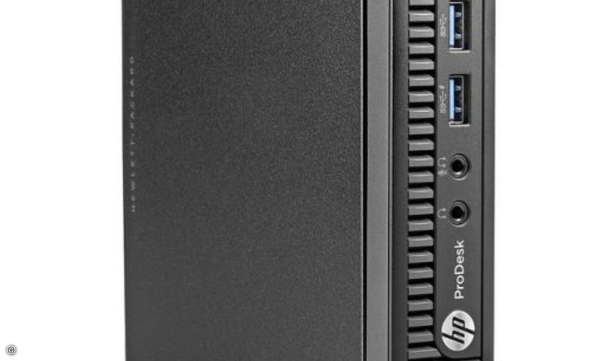 Beide Geräte sollen ab April des kommenden Jahres erhältlich sein. Für den HP EliteDesk 800 G1 nennt der Hersteller einen UVP von 499 Euro. Der ProDesk 600 G1 DM soll hingegen für einen UVP von 399 Euro auf den Markt kommen. (Foto: HP)