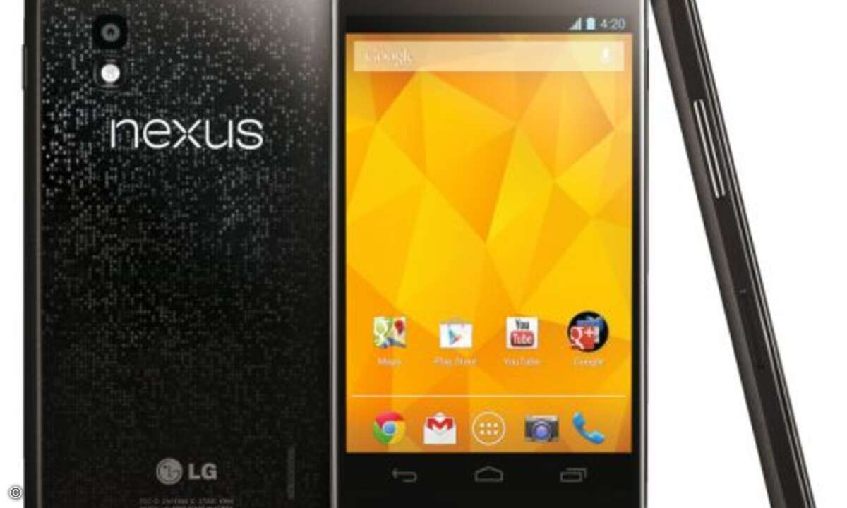 Platz 9: In Zusammenarbeit mit LG baut Google das Nexus 4. (Bild: Google / LG)