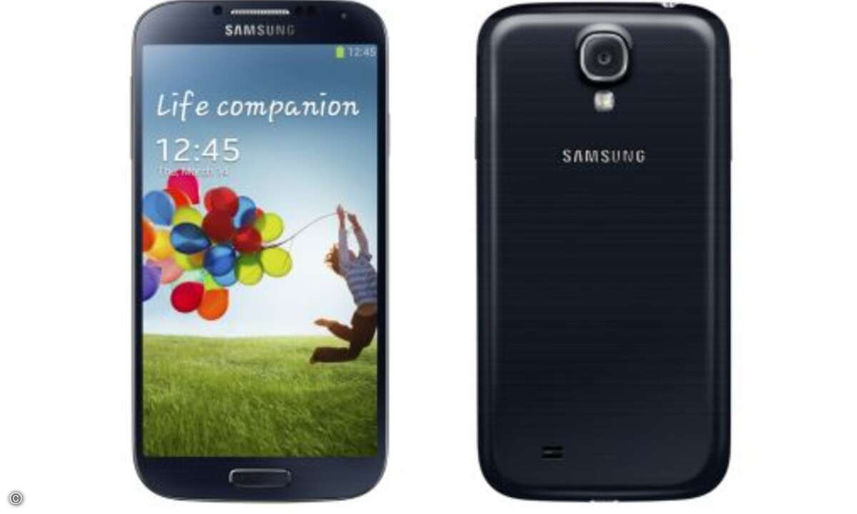 Platz 2: Mit dem Galaxy S4 will Samsung vor allem gegen das iPhone antreten. Im Such-ranking hat das nicht ganz gereicht. (Bild: Samsung)
