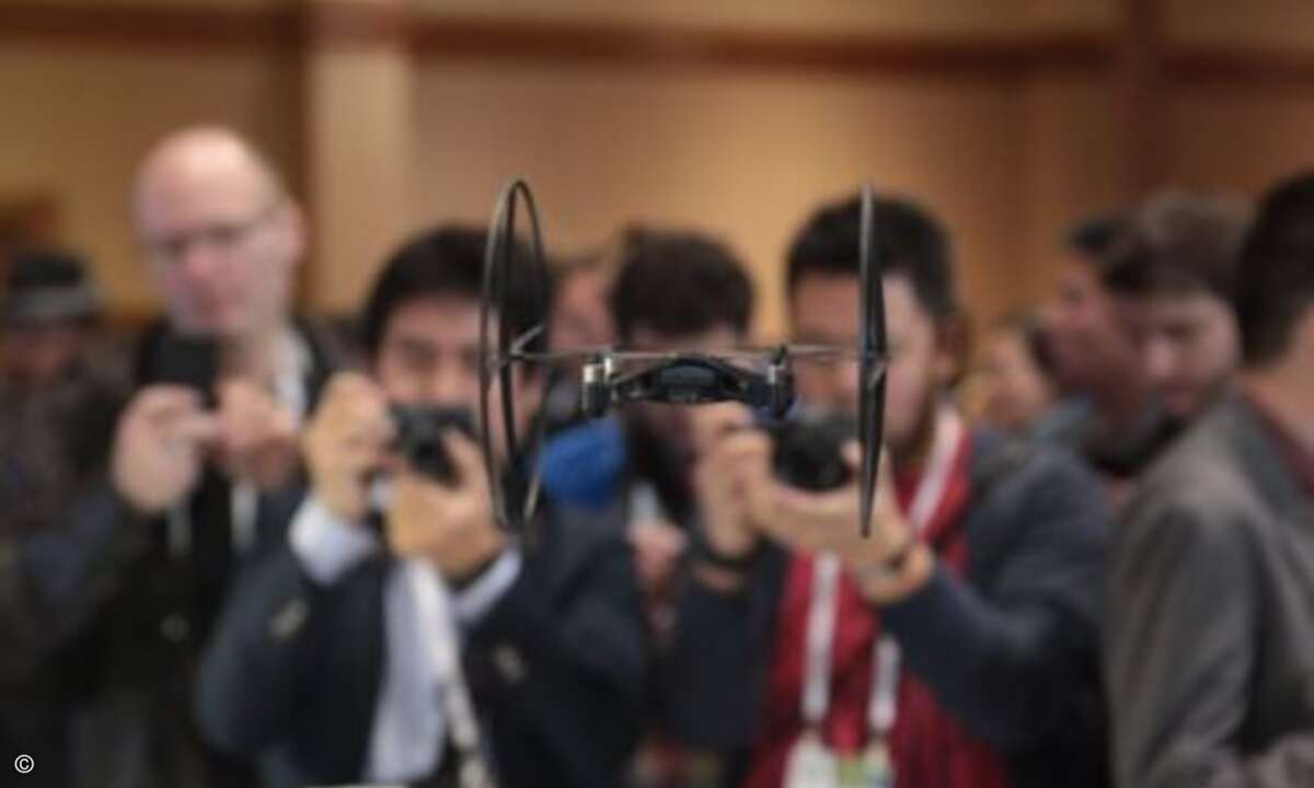 Auch reihenweise Gadgets wie diese Drohne finden sich auf der CES. (Foto: CES)