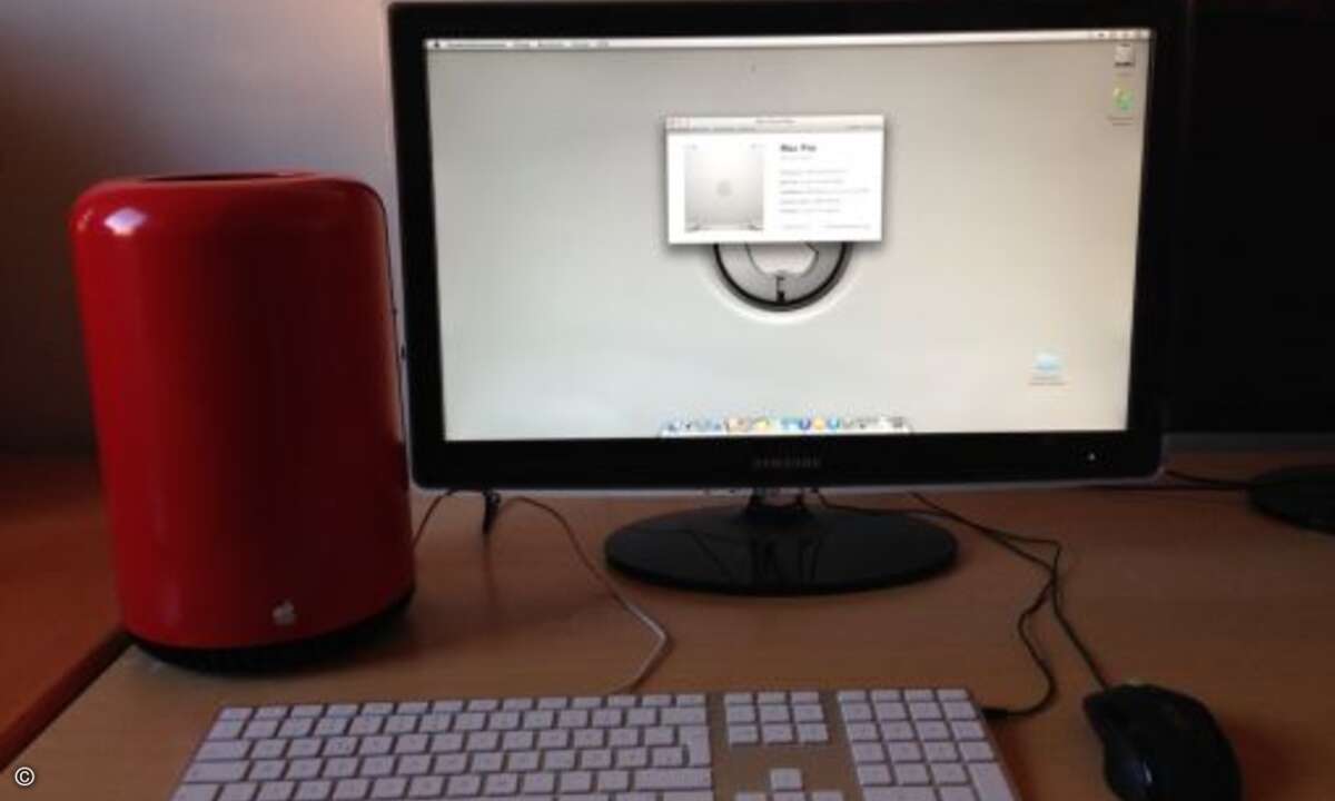 Das Ergebnis ist zwar nicht ganz so stark wie ein Mac Pro, sieht aber mindestens ebenso gut aus. Hut ab. (Bild: sascha288)