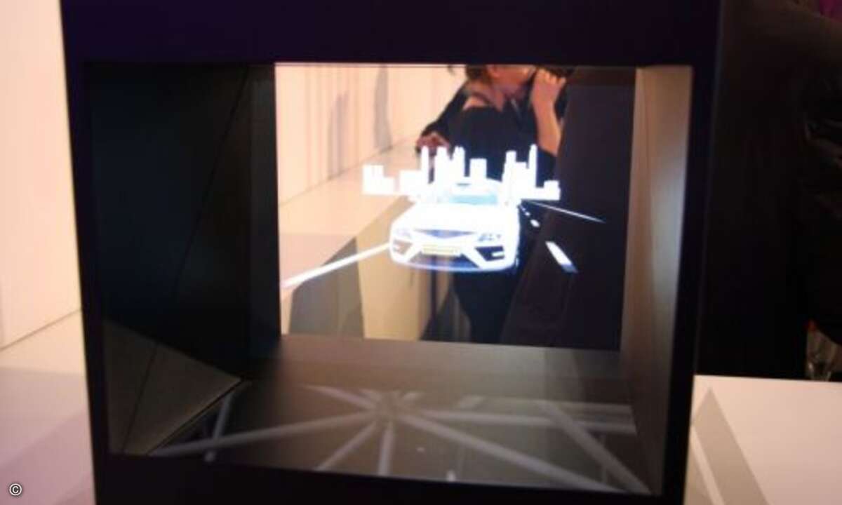 Holografische Installationen waren dieses Jahr im Trend (Foto: CRN)