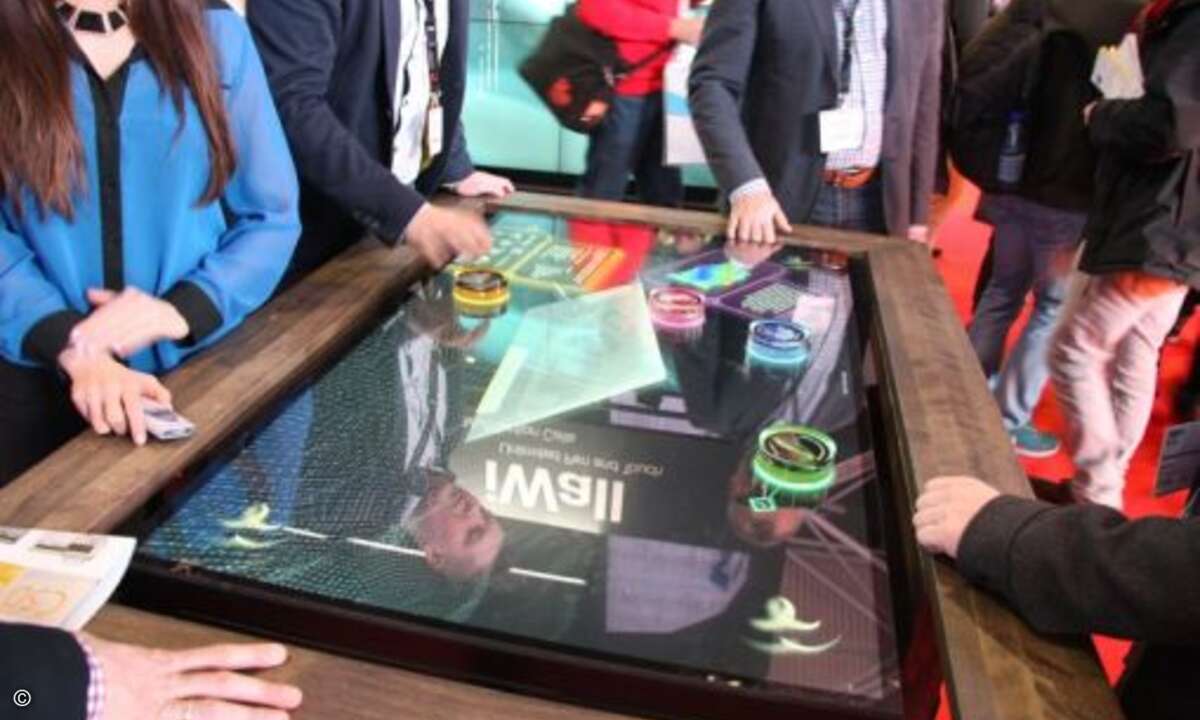 ... oder gar an der Wand hängen (Foto: CRN)