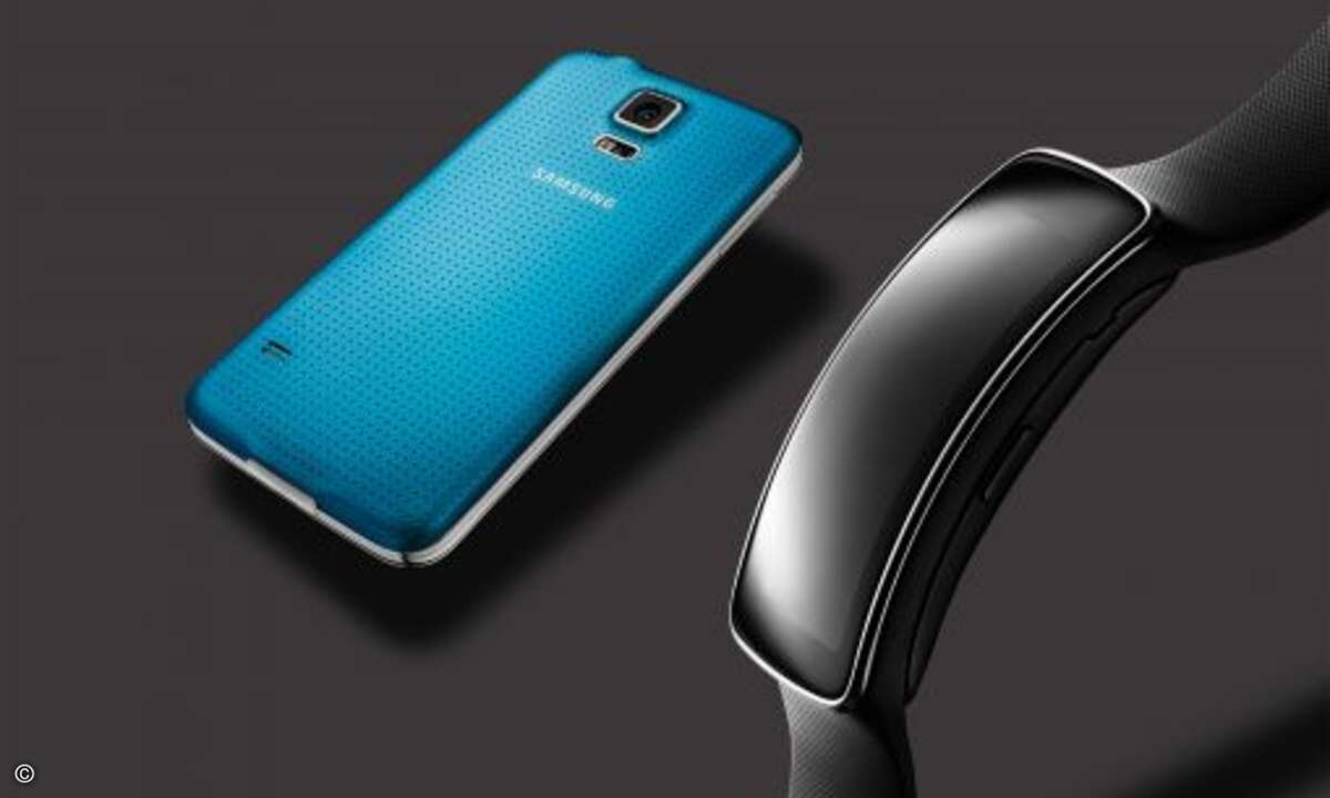 Zusammen mit der neuen Gear Fit könnte sich das Galaxy S5 als Fitness-Coach eignen (Foto: Samsung)