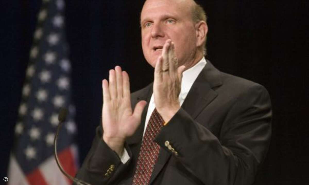 Platz 36: Die geschätzt 19,3 Milliarden auf dem Konto von Steve Ballmer sollten ihm den Rückzug von der Microsoft-Spitze etwas leichter machen. (Bild: CRN)